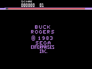 Buck Rogers Planet of Zoom title screen for Atari 2600